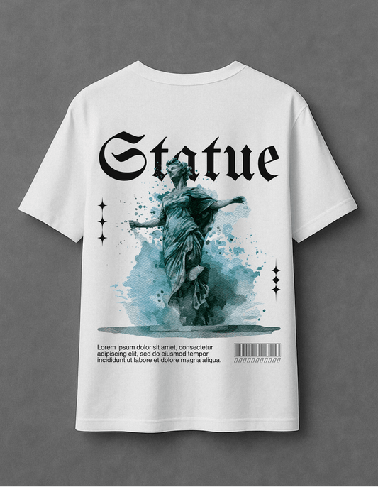 Statue Art Graphic T-Shirt - Renaissance Aesthetic Unisex Streetwear Tee - Vera Wear Print